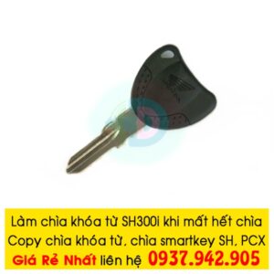 Làm chìa khóa xe Sh300i mất hết chìa