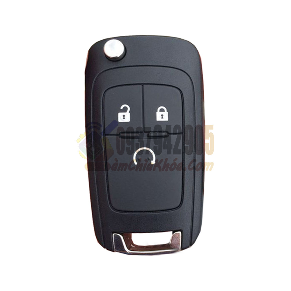 Chìa khóa xe Colorado chính hãng chìa gập 3 nút Làm giá rẻ nhất