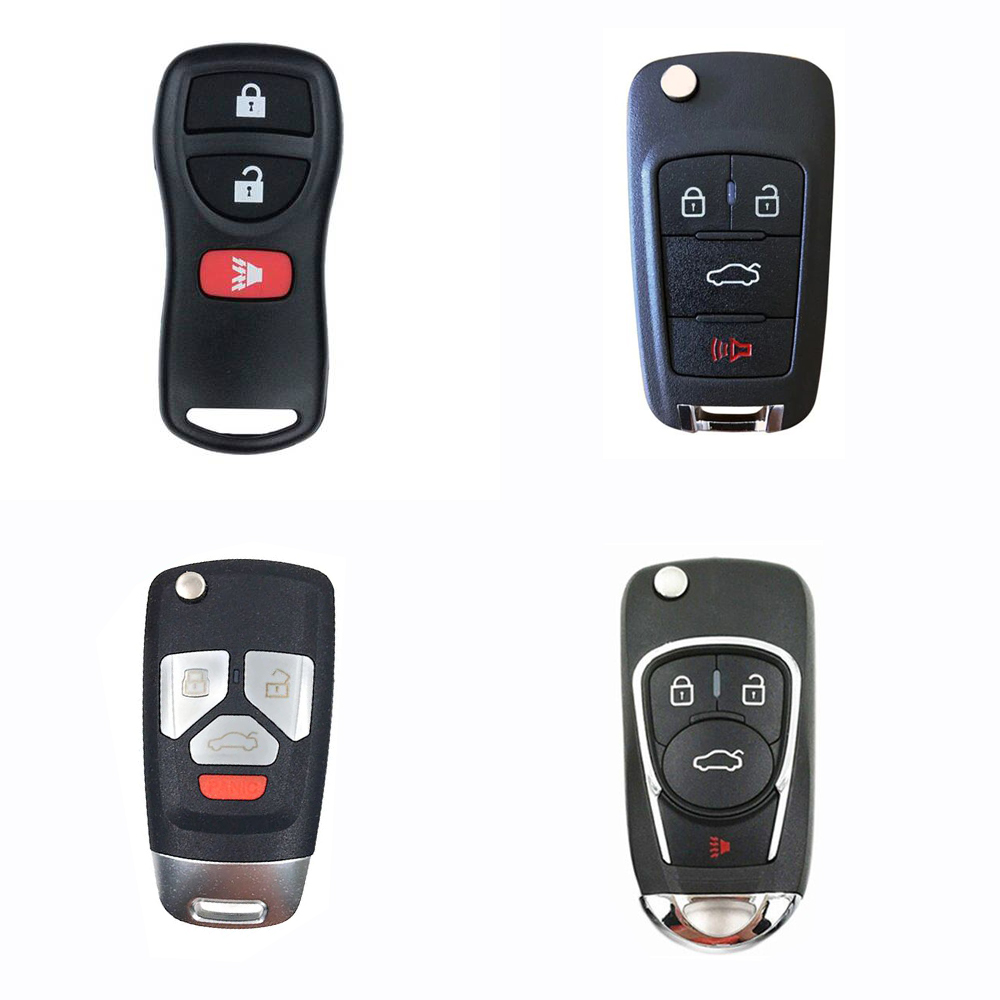 Chìa khóa remote Nissan Quest đời cũ 3 nút độ ghép chung chìa remote gập
